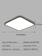 Modern Ultra Thin LED Ceiling Light for Home Décor & Lighting Fixtures