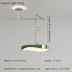 Modern Dining Table Pendant Lights, Movable Indoor Lighting for Home Decoration