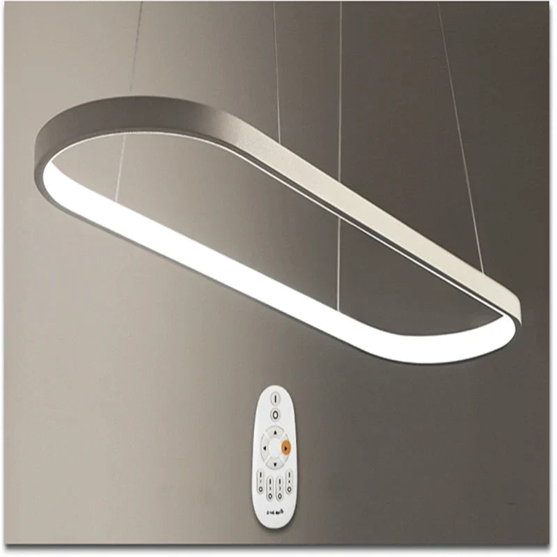 Designer Oval LED Pendant Lamp for Living, Dining, Restaurant, Bedroom Lighting