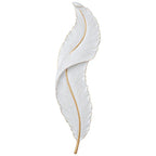 White Feather Resin Wall Lamp for TV Backdrop, Bedroom, Aisle, Corridor