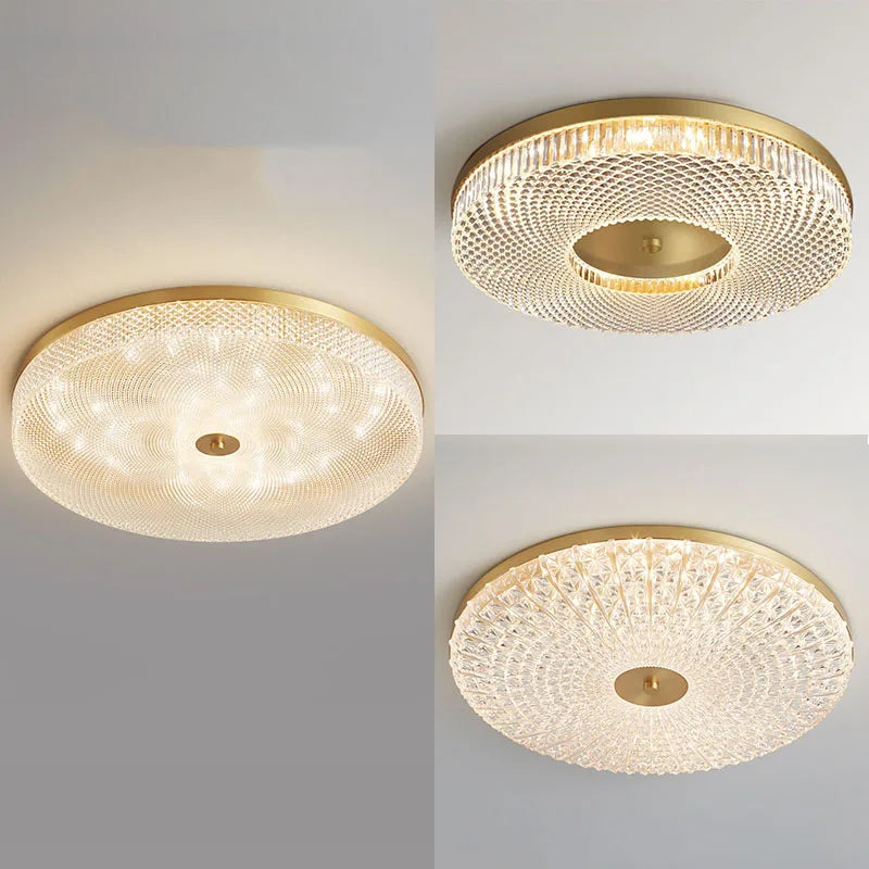 Round Acrylic Ceiling Lamp: Modern Light Luxury for Bedroom & Living Room