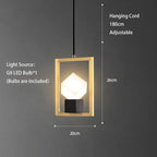 Crystal LED Ceiling Chandelier | Modern Bedroom Pendant Lamp