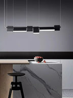Modern Minimalist Rotatable LED Pendant Chandeliers for Dining Room and Office