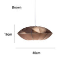 Danish Pendant Light Minimalist Lantern Ufo Lampshade Rustic Fabric Lamp