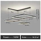 Modern LED Chandelier for Home Interior Decor Bedroom Living Room Lighting