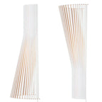 Wooden Spoke Wall Lamp for Home & Hospitality Spaces in White & Black