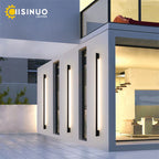 Outdoor Wall Lamp Sconce Light for Garden Porch, Garage, Courtyard - Black