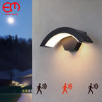 LED Waterproof Outdoor Wall Lights Sensor Lamp for Porch Garden Balcony