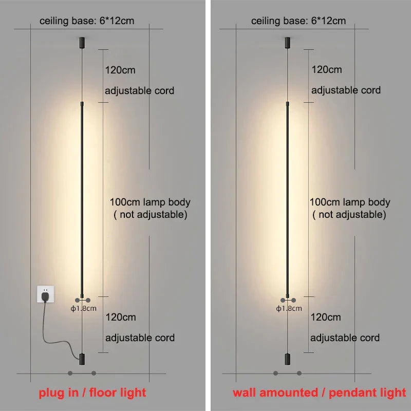Modern LED Floor Lamp for Living Room Decor