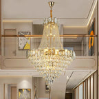 Modern Luxury Crystal Chandelier LED Lighting for Living Room Suspension Luminaire