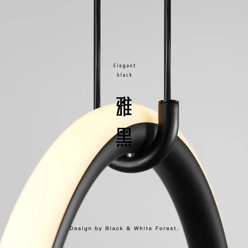 Minimalist Geometric LED Pendant Island Lighting