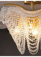 Modern Butterfly Crystal Chandelier Light for Living Room, Dimmable Home Lighting