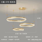 LED Ring Pendant Chandelier for Living Room Bedroom and Dining Room