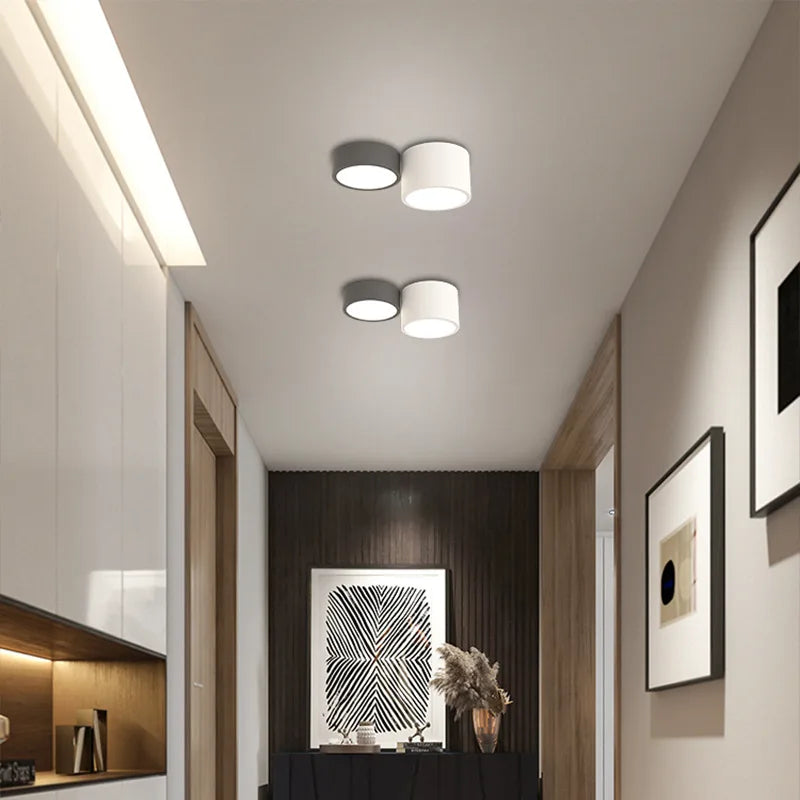Cylinder LED Ceiling Lamp for Living Room and Bedroom Decor