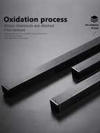 Black Chandelier LED Ceiling Lamp: Nordic Minimalist Square Bedroom Living Room Lighting