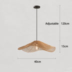 Wicker Chandelier: Japanese Style Hanging Lamp for Restaurants, Hotels, and Homes