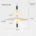 Modern UFO Pendant Lights Personality LED Saucer Hanging Lamp for Home Decor