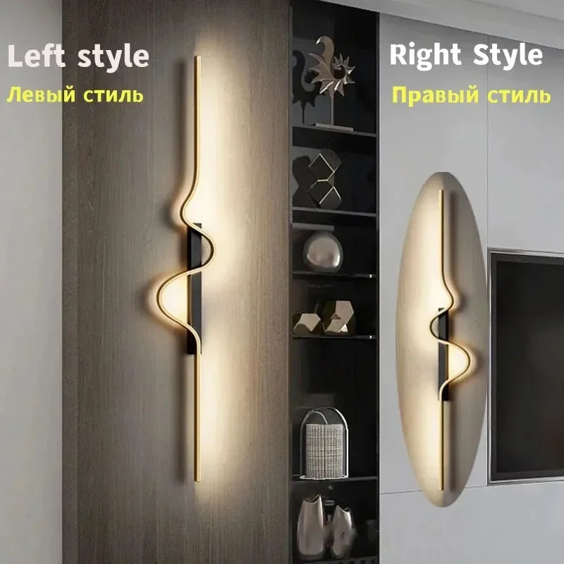 Modern LED Wall Lamp for Living Room Bedroom Office Interior