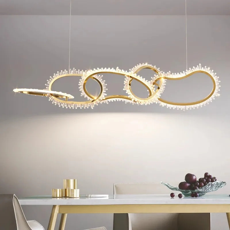 Modern LED Pendant Light Chandeliers for Living and Dining Room Lighting