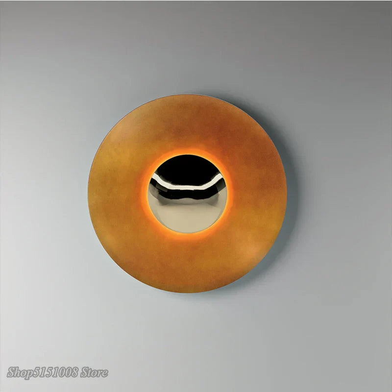 UFO Round Wall Sconce Light for Bedroom Restaurant Porch Decoration