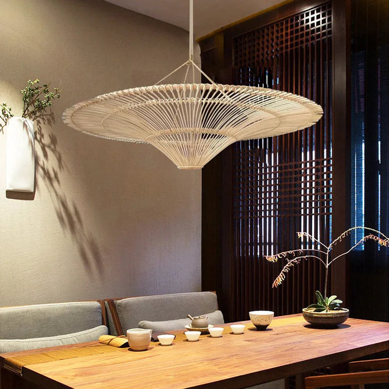 Nordic Rattan Chandelier: Stylish Wicker Lighting for Home Décor