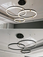 Simple Modern LED Chandelier - Luxury Nordic Design for Living Room, Bedroom, and Restaurant