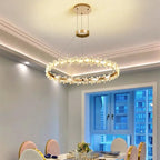 Crystal LED Chandelier for Home Decor & Luxury Lighting