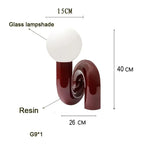 Modern LED Resin Table Lamp Luxury Creative Design Night Light