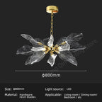 Leaf-Shaped Pendant Lights for Bedroom, Living Room, and Restaurant