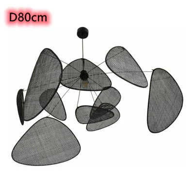 Hand Made Rattan Art Pendant Chandelier for Modern Living Room, Dining Room, Bedroom.