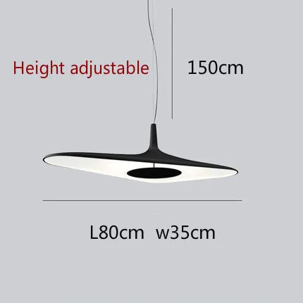 Noir Pendant Lamp: Vintage Nordic Design Lighting for Dining Room & Kitchen Island