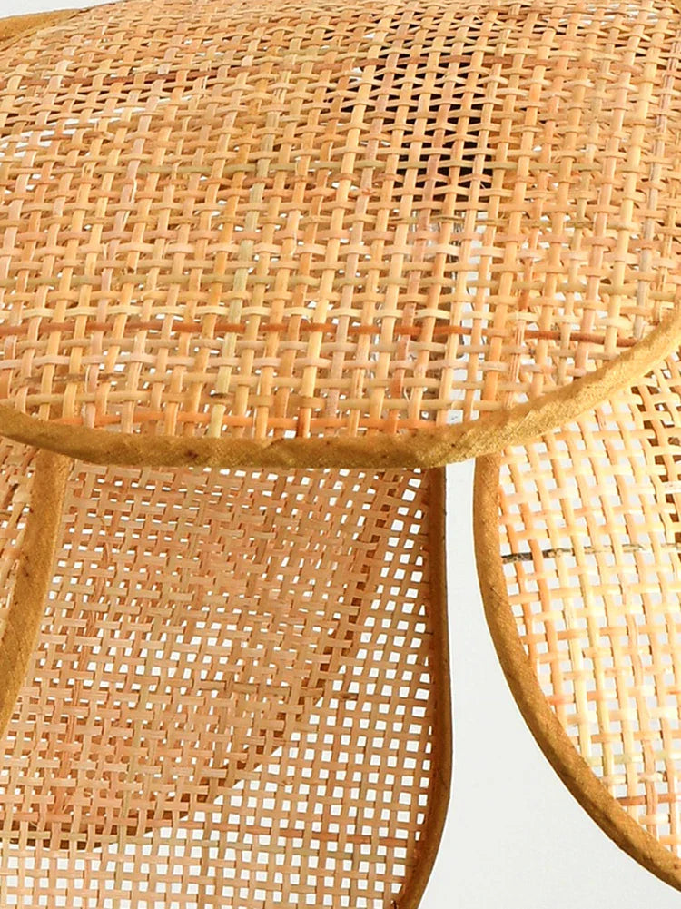 Wabi Sabi Rattan LED Pendant Lights for Cozy Spaces