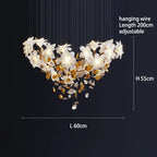 Crystal Flower Luxury Chandelier for Home Decor