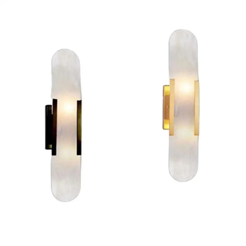 Suspended Linear Marble Chandelier: Modern Alabaster Circular Pendant Light