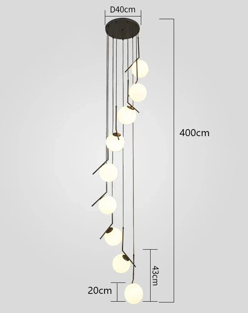 Modern LED Ceiling Lamp Chandelier for Bedroom Dining Room Lighting