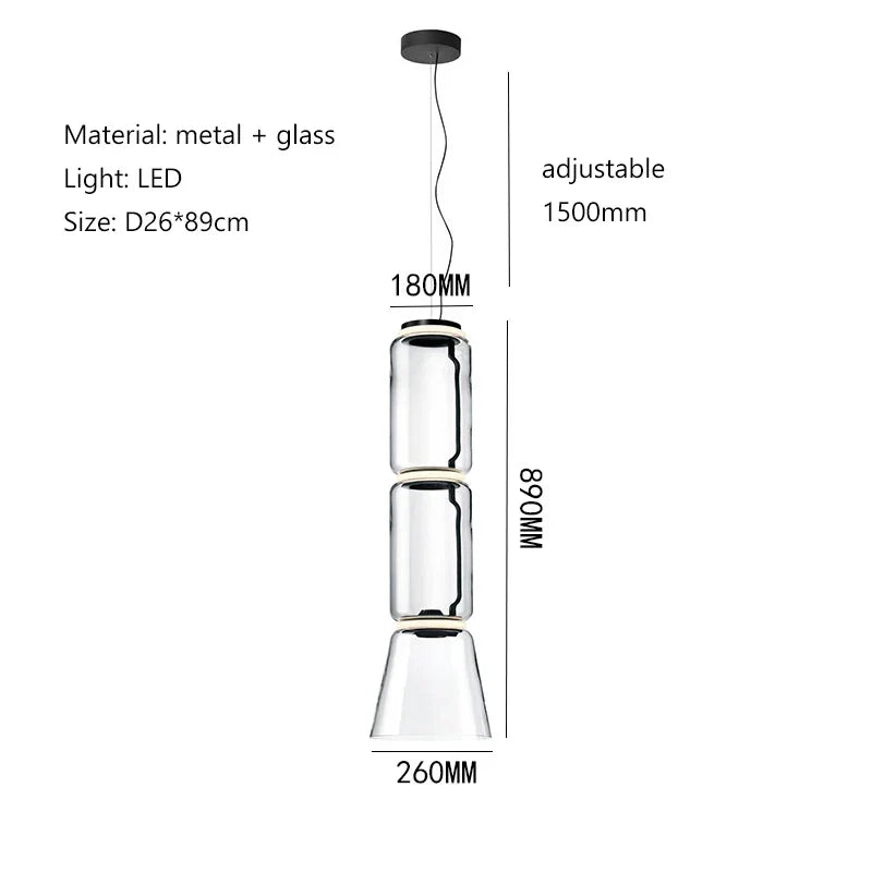 Nordic Minimalist Chandelier Led Pendant Light by for Home Decor and Lighting Fixtures