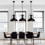 Industrial Pendant: Vintage Retro Hanging Light for Living Room & Kitchen.
