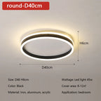 Modern Minimal LED Ceiling Light Acrylic Dimmable Round Lamp Fixtures