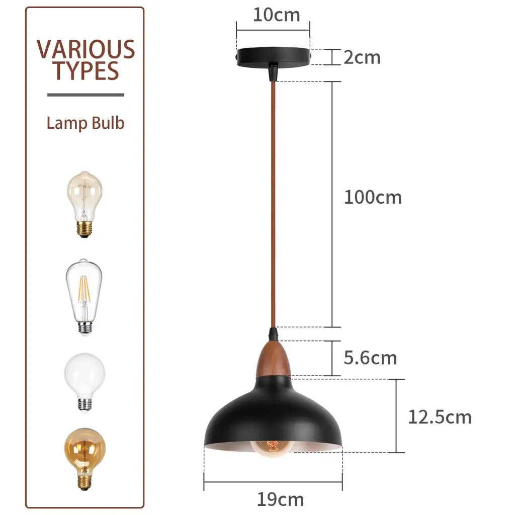 Nordic Industrial Pendant Lights Chandelier for Home Decor LED Lighting