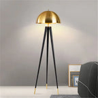 Modern Gold Tripod Floor Lamp - Nordic LED Standing Lamp for Home Decoration