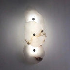 Marble LED Wall Lamp Copper Luxury Sconce for Bedroom Living Room Decor