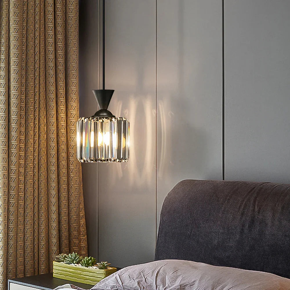 Crystal Pendant Chandelier: Elegant Lighting for Home, Shop, and Cafe