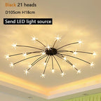 Nordic Sky Star Ceiling Lamps Modern Chandeliers Romantic Bedroom Children's Room Lighting
