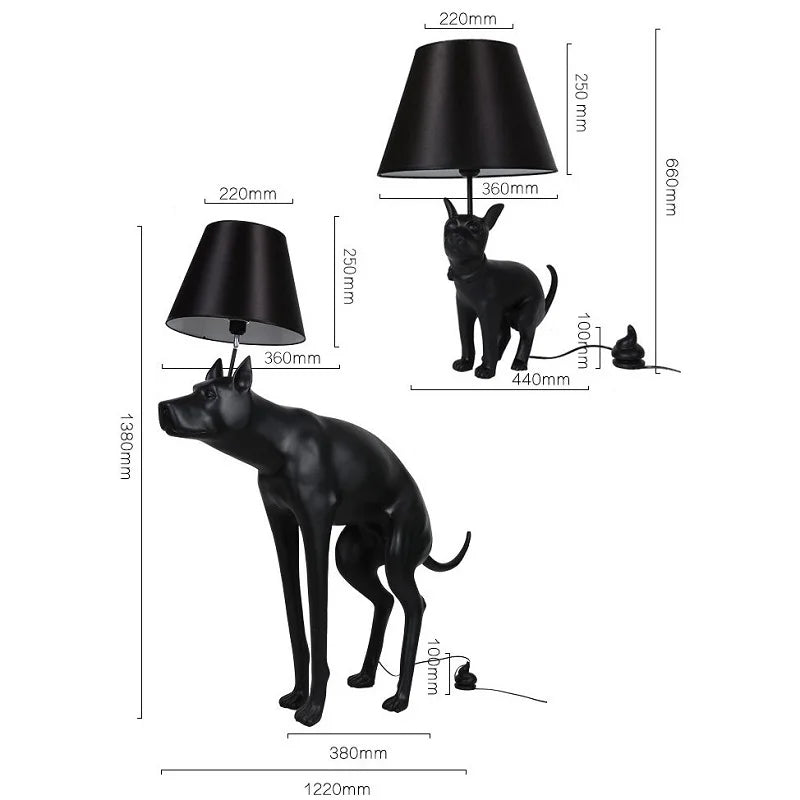 Big Dog LED Floor Lamp Living Room E27
