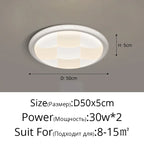 Cream Style LED Ceiling Lights - Modern, Simple, Atmospheric Lighting for Home