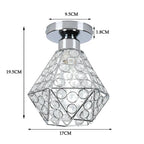 Glass Crystal LED Ceiling Chandelier for Home Decor