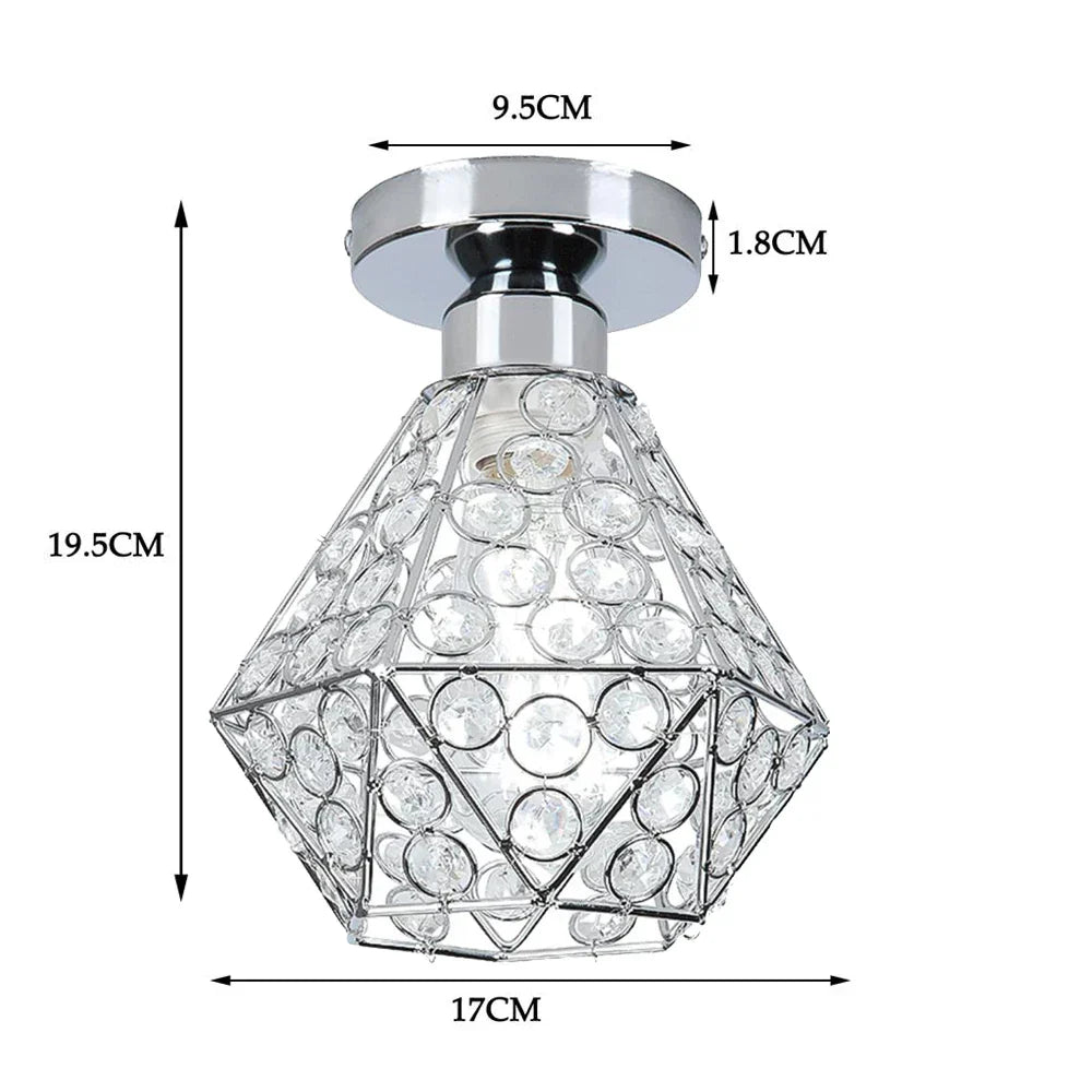 Glass Crystal LED Ceiling Chandelier for Home Decor