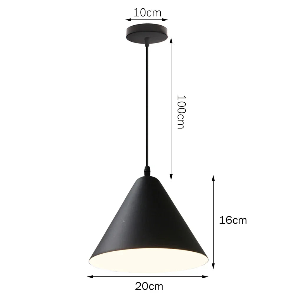 Colorful Nordic Pendant Light for Living Room Kitchen Restaurant Lighting