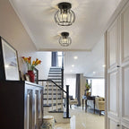 Modern Industrial LED Crystal Ceiling Light for Kitchen Hallway Dining Living Room