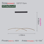 LED Chandelier: Modern, Creative, Minimalist Lighting for Dining Room, Living Room & Bar Counter